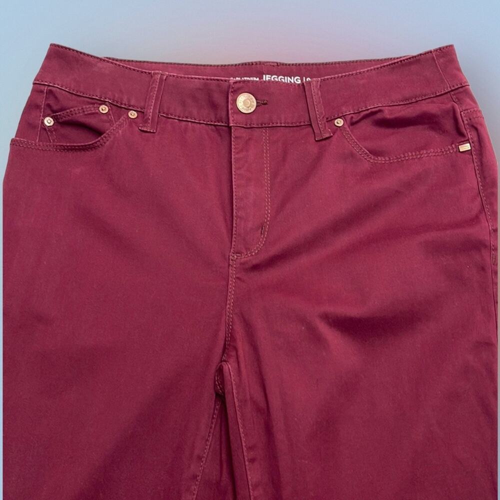CHICO’S Women’s 0 Burgundy Red Jeggings